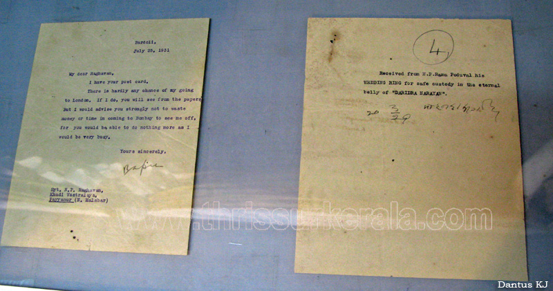 gandhiji's letters and signature